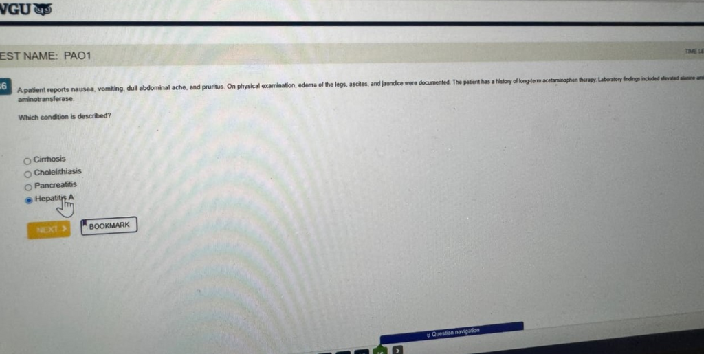 WGU D236 PATHOPHYSIOLOGY OA1
