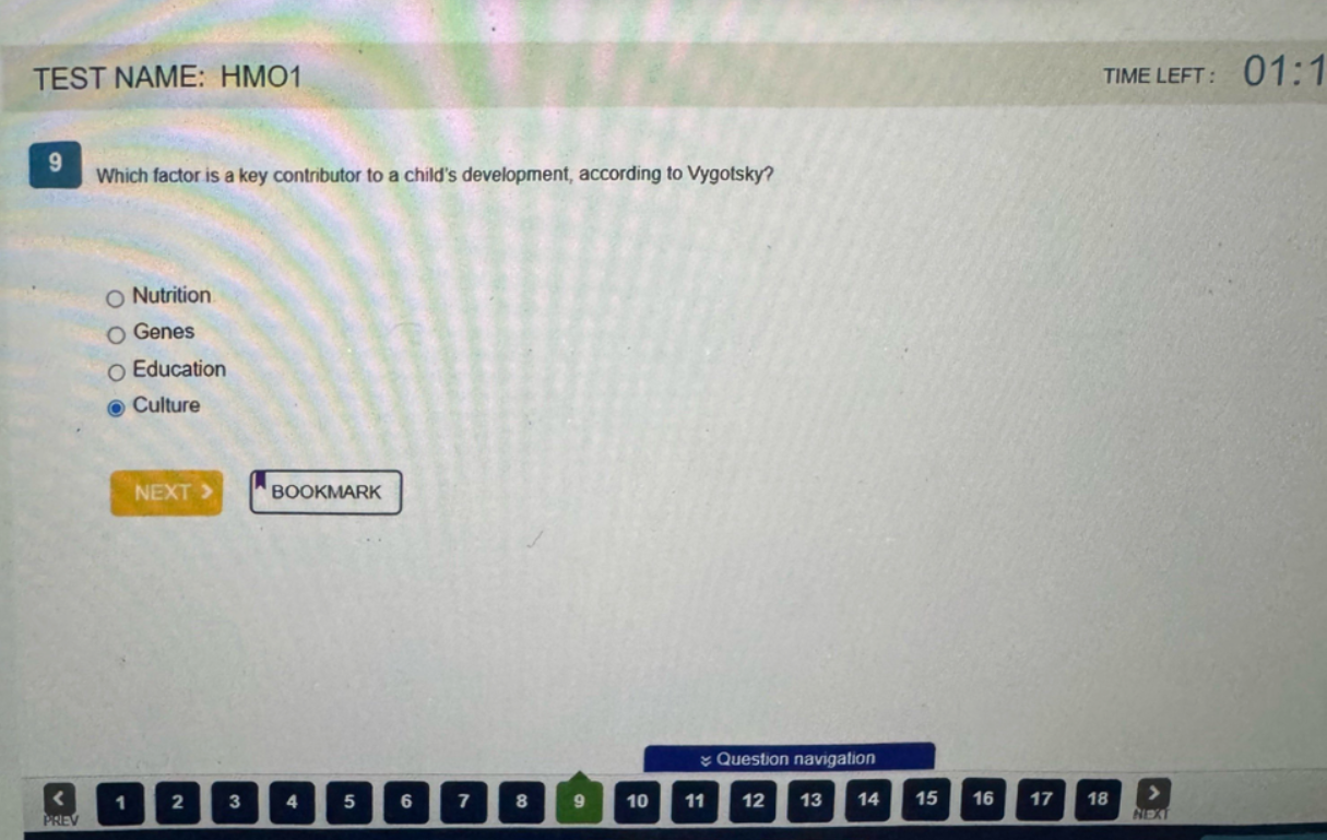 WGU D570 Cognitive Psychology OA1