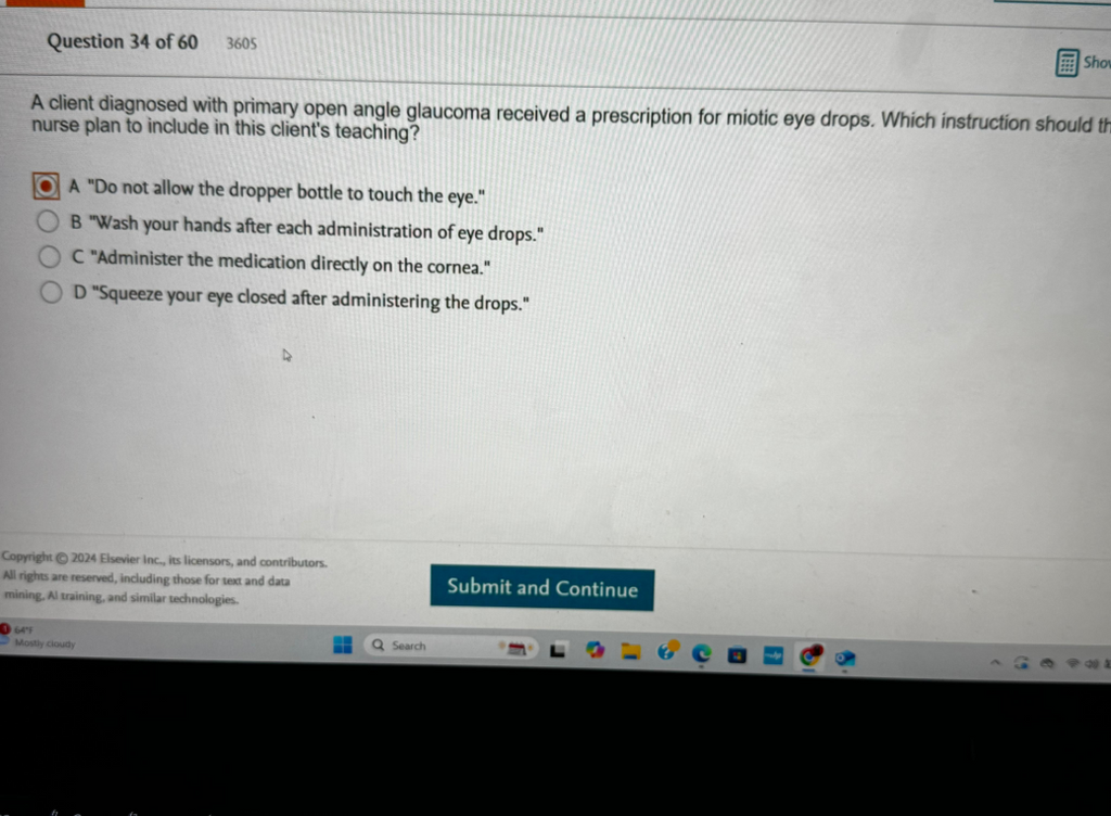 WGU D439 Foundations of Nursing OA1