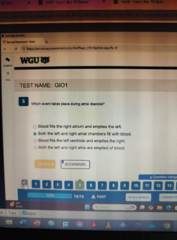 WGU D313 Anatomy & Physiology II with Lab OA1
