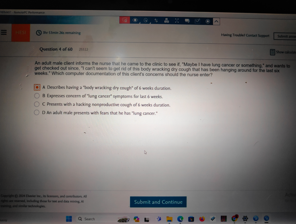 WGU D443 HEALTH ASSESSMENT OA2